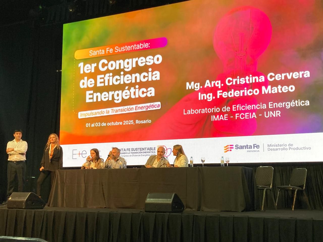 El IMAE presente en el 1er Congreso de Eficiencia Energética de Santa Fe